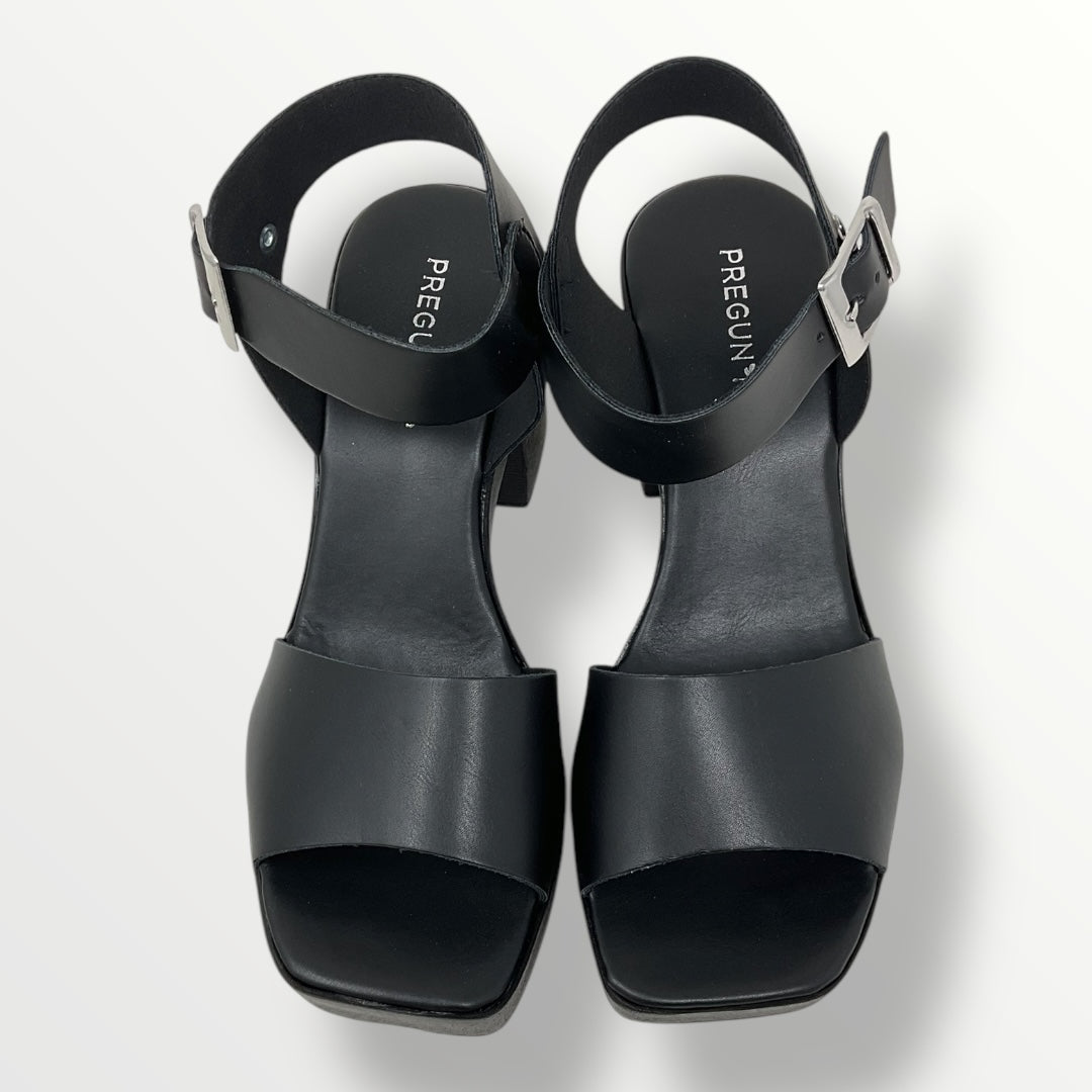 Sandalo in pelle nero pregunta donna 2517104 002