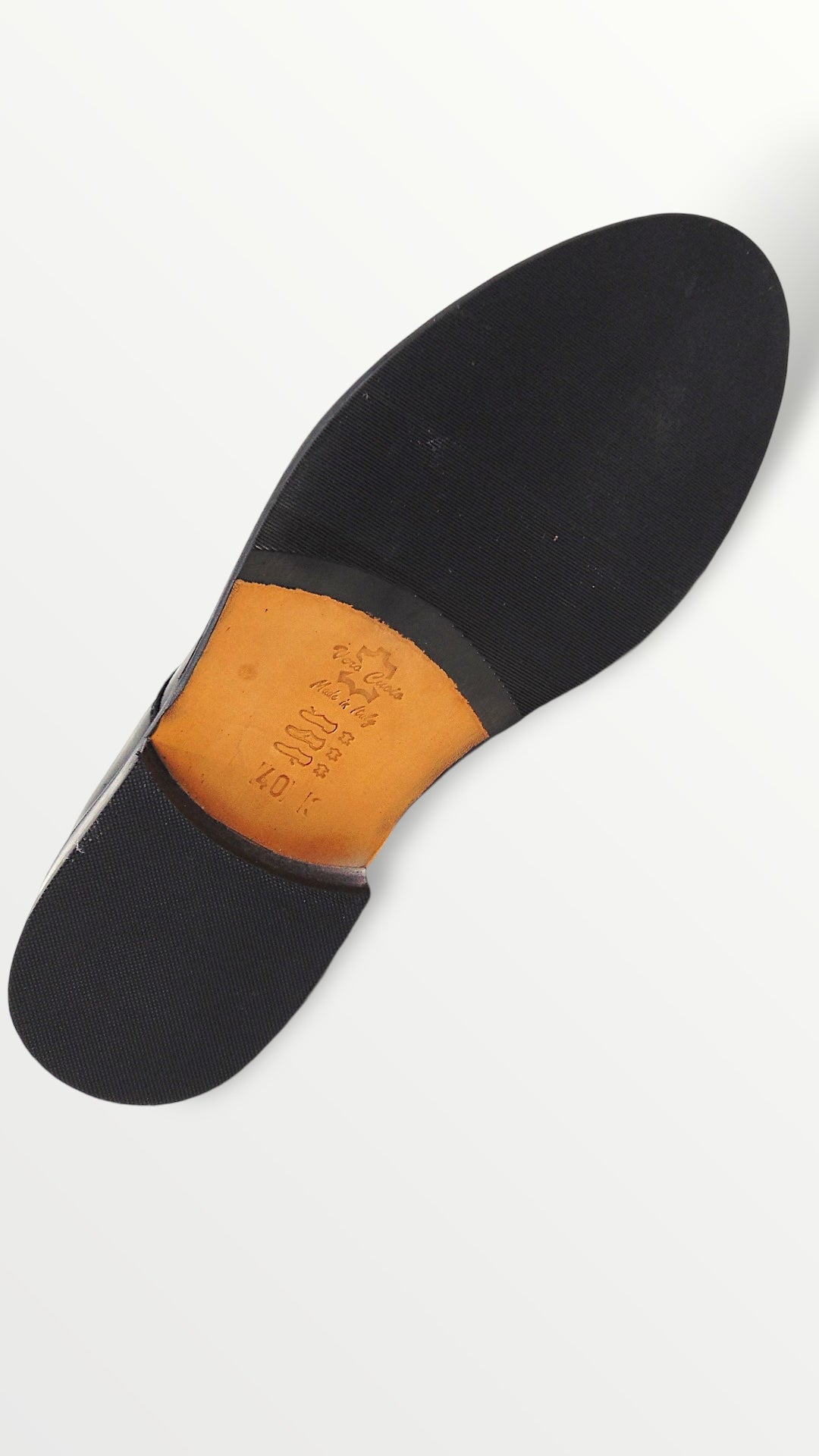 Scarpa derby liscia spazzolata nero
