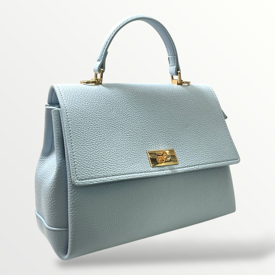 Medium bag con tracolla interna celeste 130 celeste