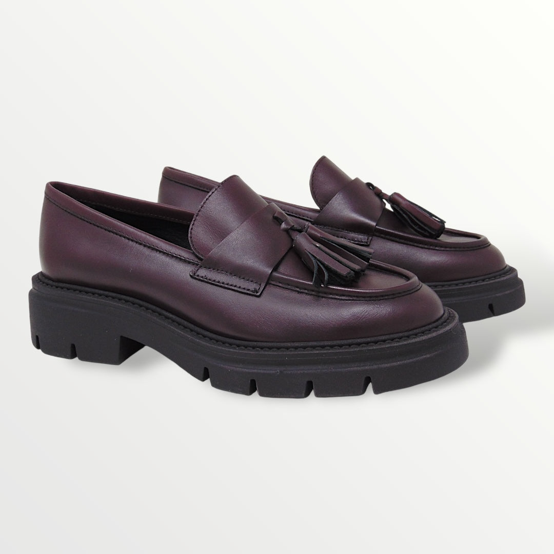 Mocassino bordeaux donna Cinzia Soft