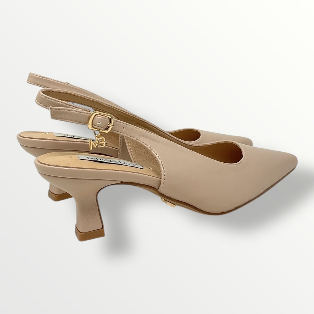 Chanel in pelle cipria tacco 5cm MB36 nude