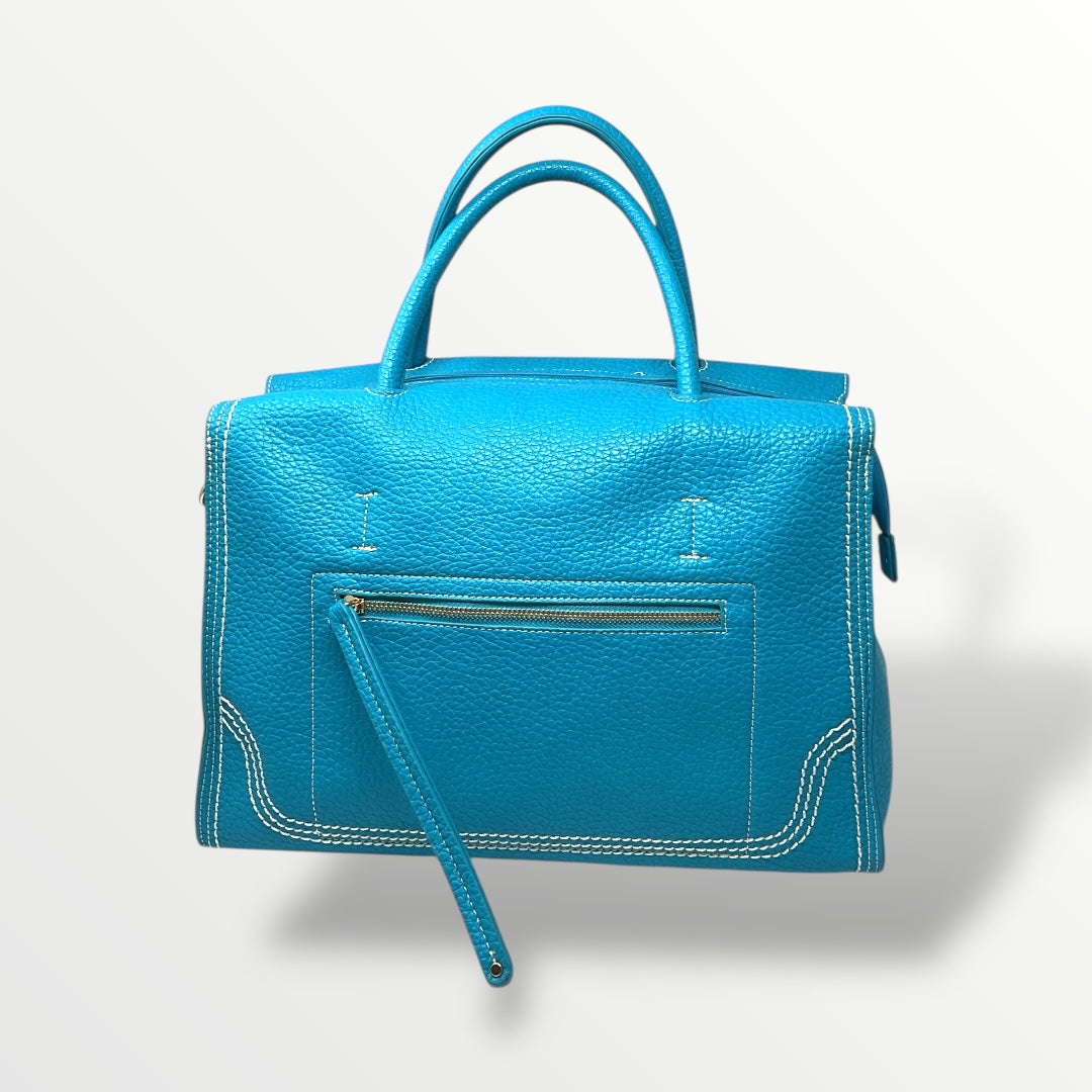 Maxi bag turchese tracolla interna 133 turchese