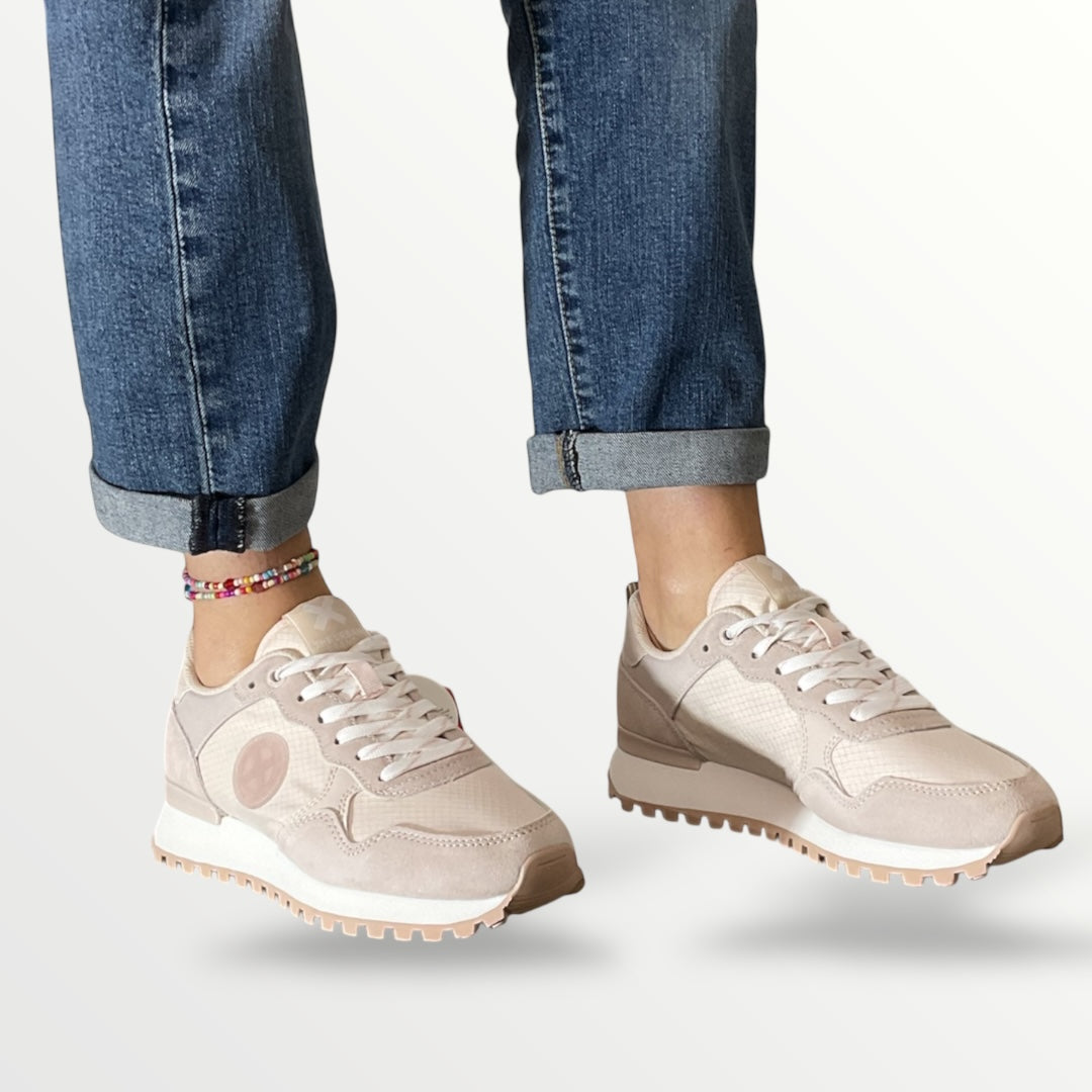 Sneakers rosa cipria xty shoes 143611 cipria