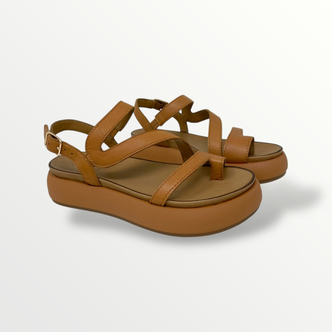 Sandalo INUOVO pelle cuoio A96003