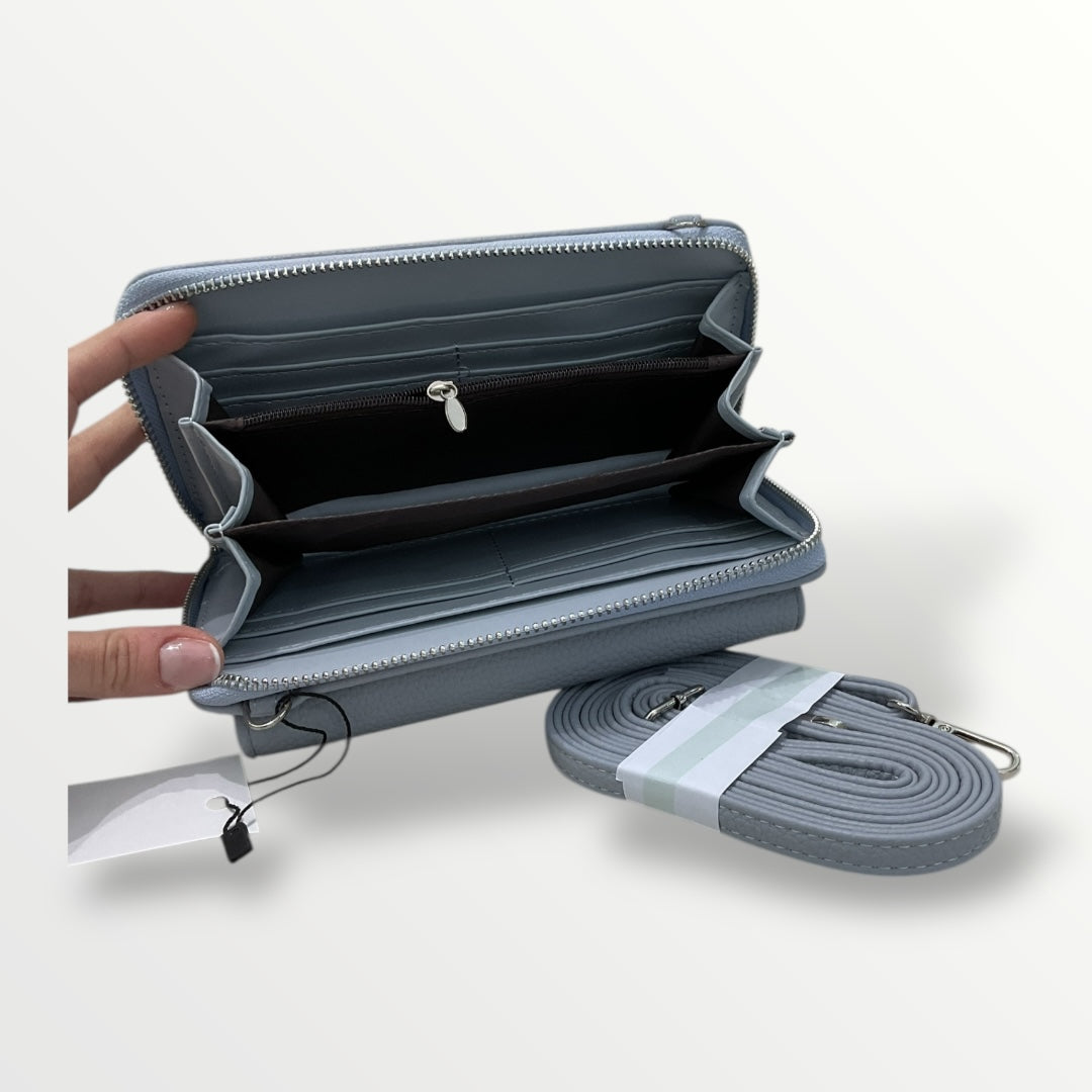 Portafoglio porta cellulare con tracolla