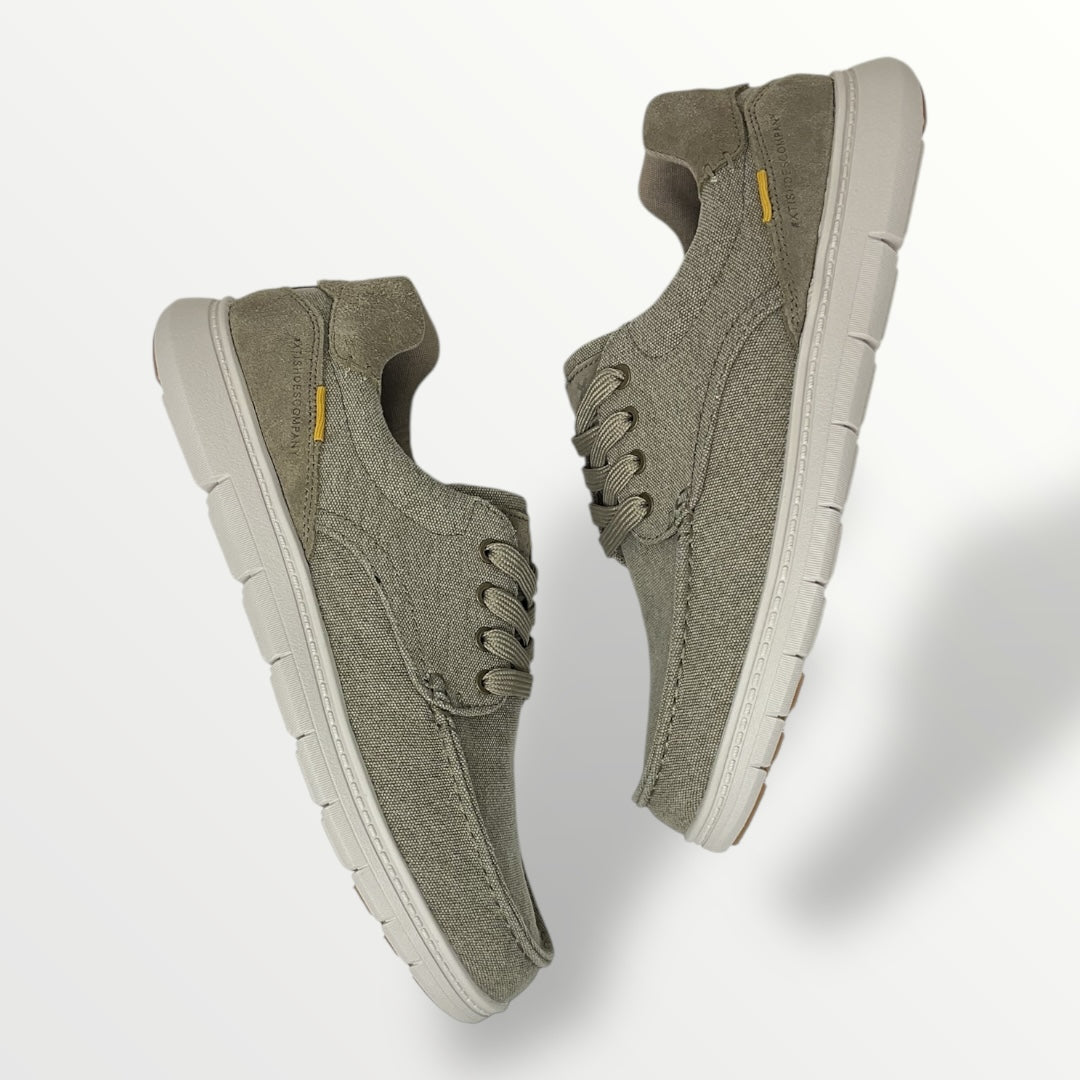 Mocassino in tela sabbia di xty shoes 144093 beige