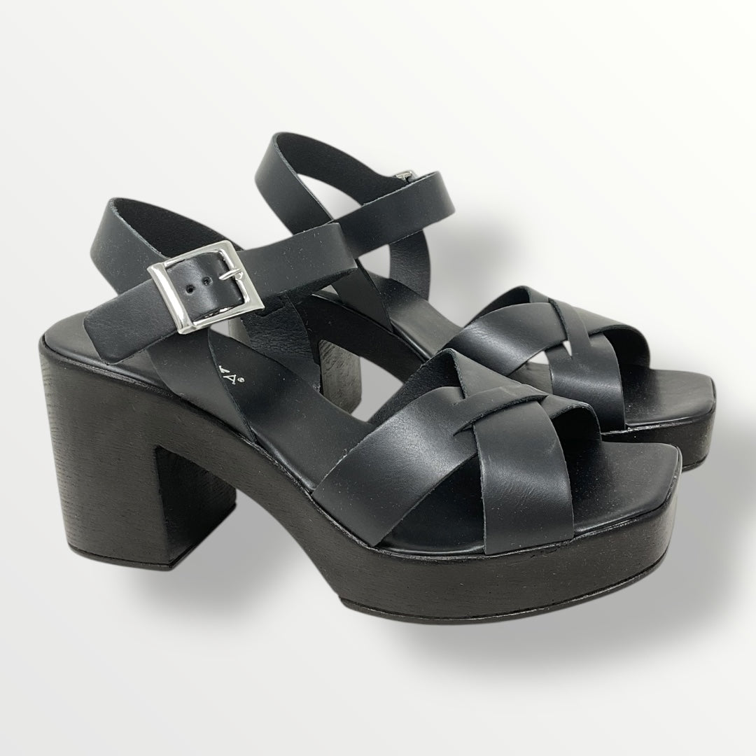 Sandalo in pelle nero pregunta 2517103 002