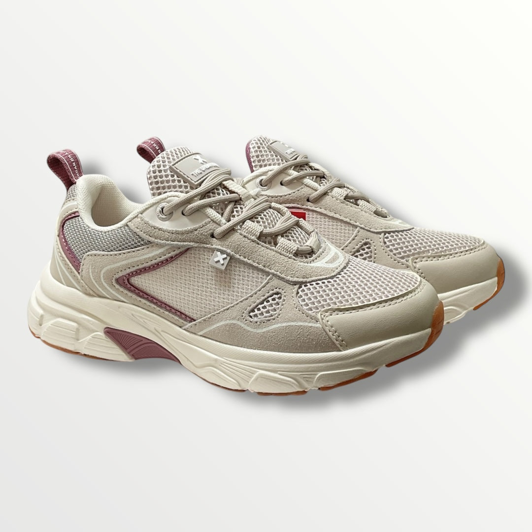 Sneakers xty beige e lilla 143621 beige