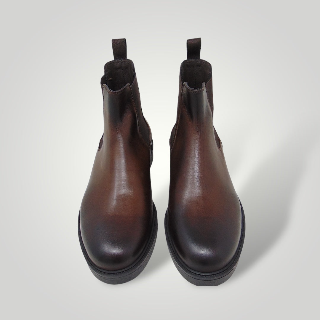 Chelsea boot pelle legno