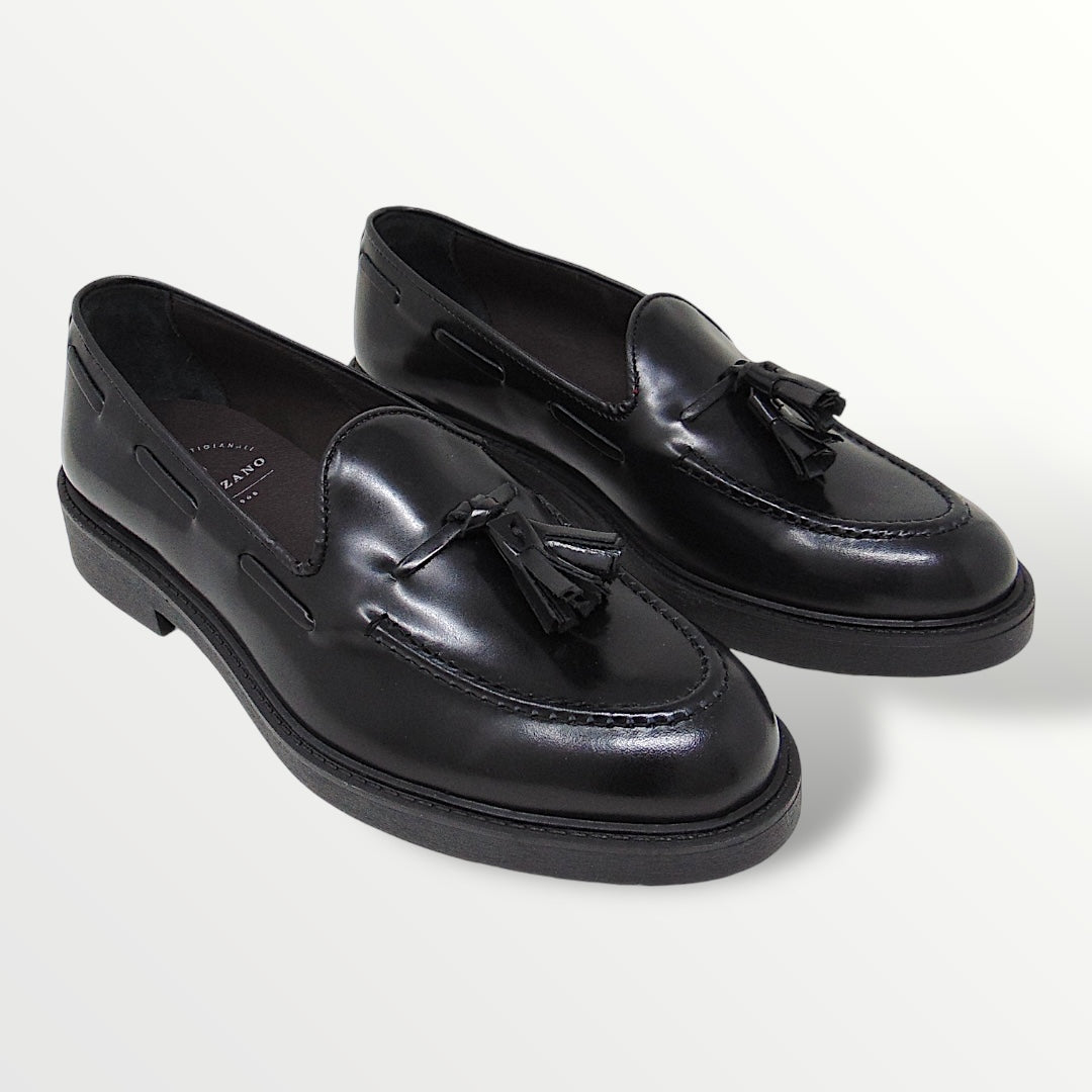 Penny Loafer pelle abrasivato nero