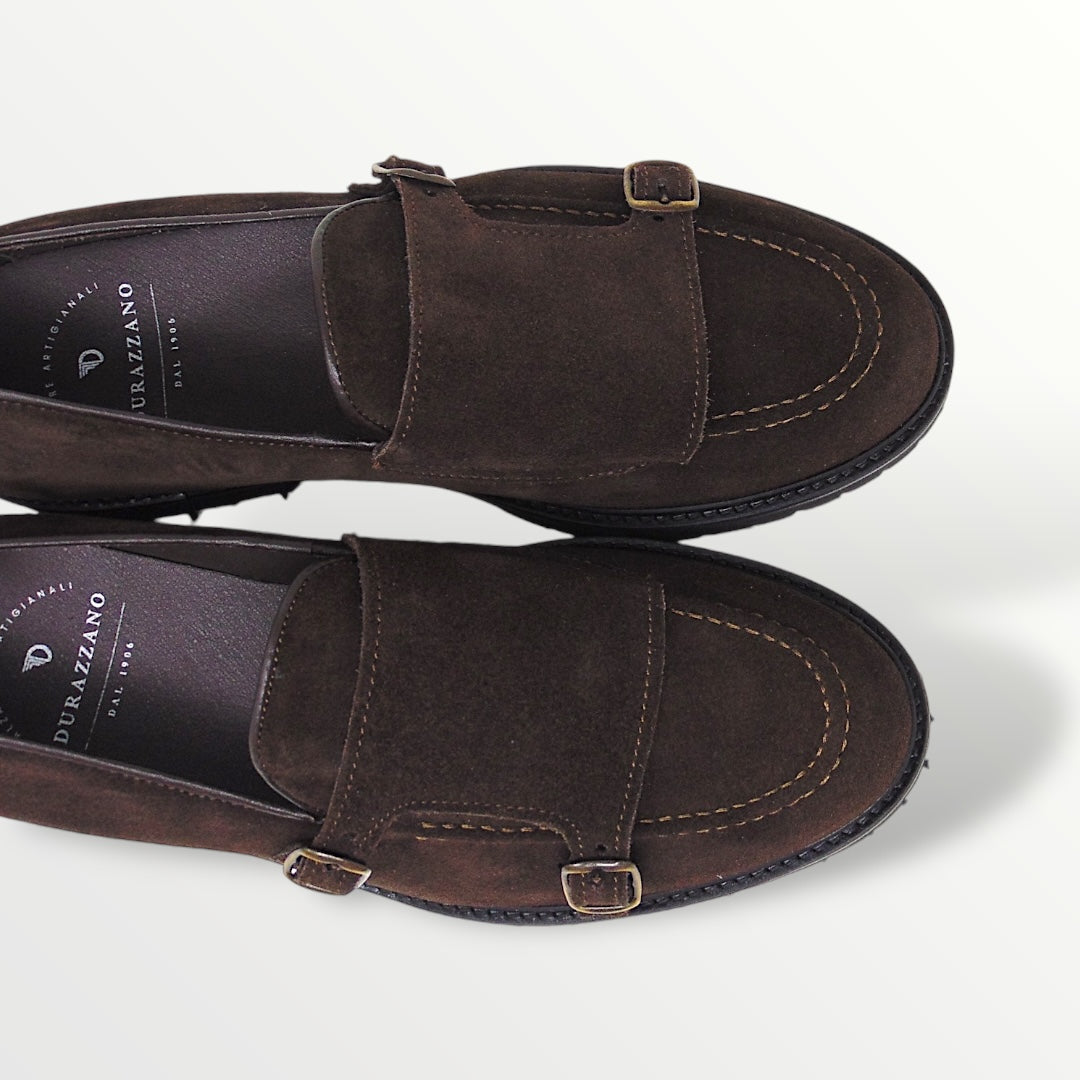 Monkstrap camoscio t.moro