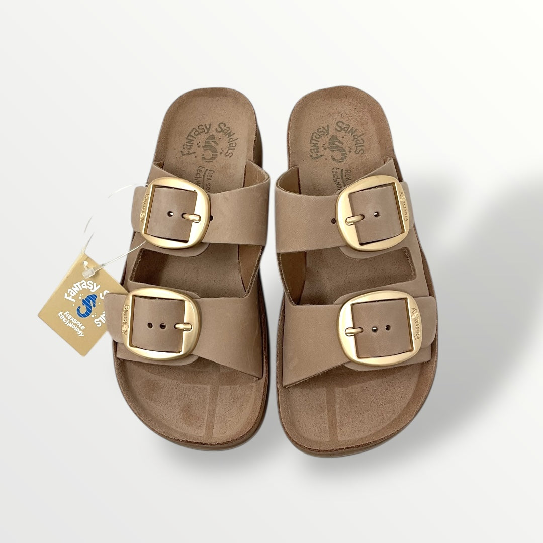 Sandalo FANTASY SANDALS nabuk cipria s310 despoina osis