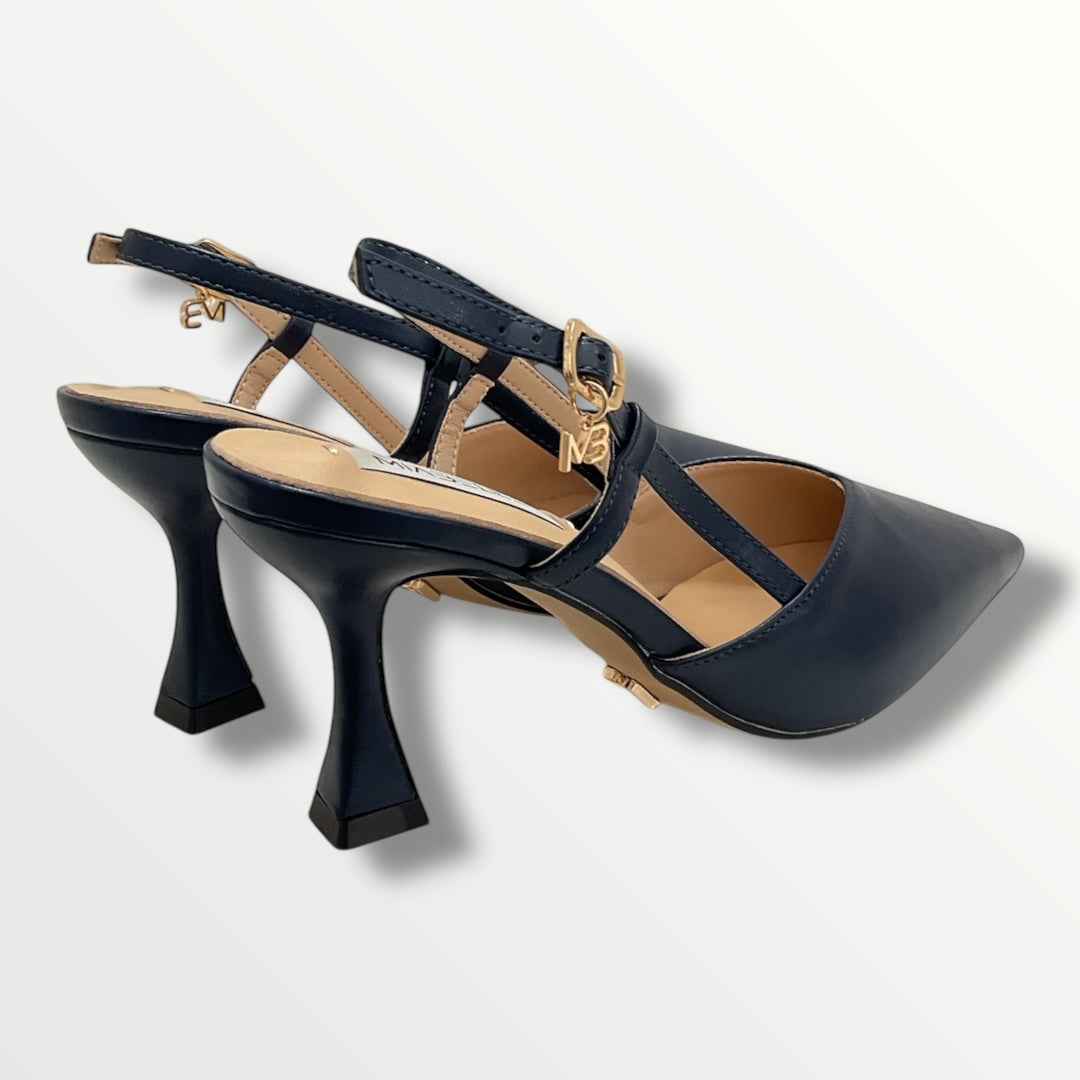 Chanel in pelle blu navy di MIABELLE MB47 blu