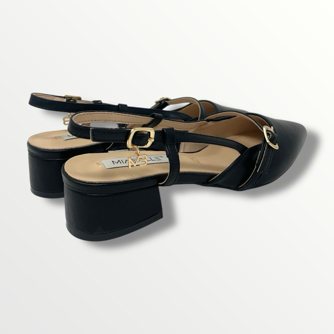 Chanel tacco 3cm nero di MIABELLE MB03 nero