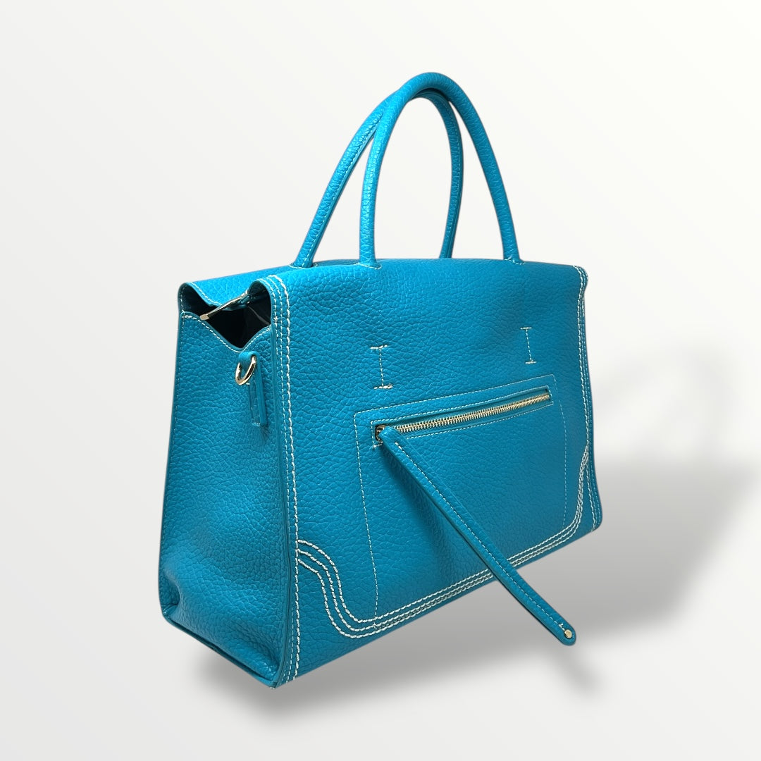 Maxi bag turchese tracolla interna 133 turchese