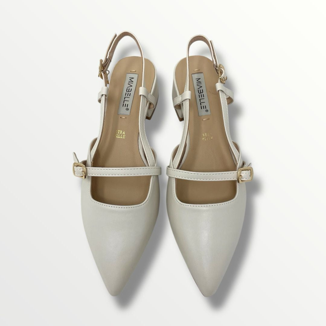 Chanel tacco 3 cm panna di MIABELLE MB03 panna