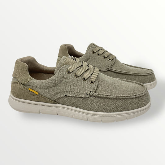 Mocassino in tela sabbia di xty shoes 144093 beige