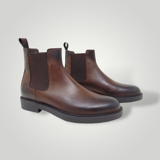 Chelsea boot pelle legno