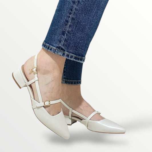 Chanel tacco 3 cm panna di MIABELLE MB03 panna