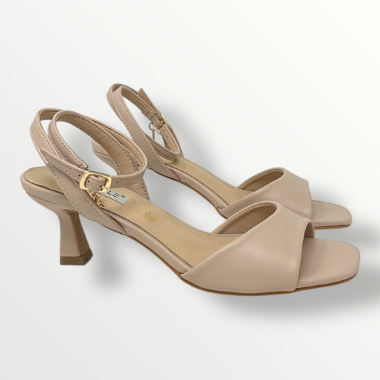 Sandalo cipria tacco 5cm con cinturino MIABELLE MB166 nude