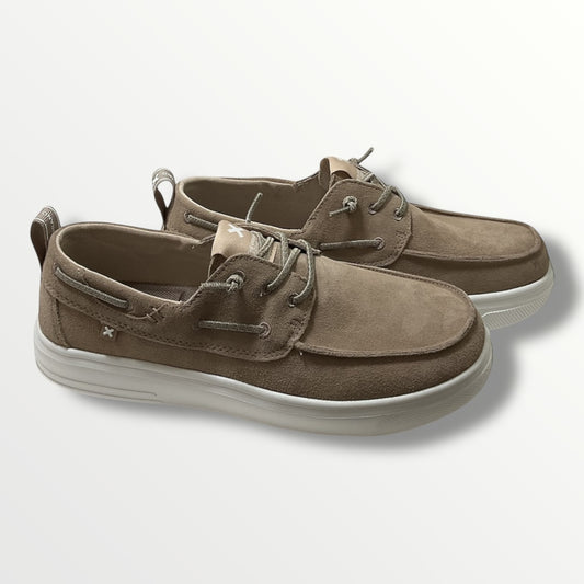 Mocassino stile navy camoscio Tortora fondo sneaker xty shoes 143604 beige
