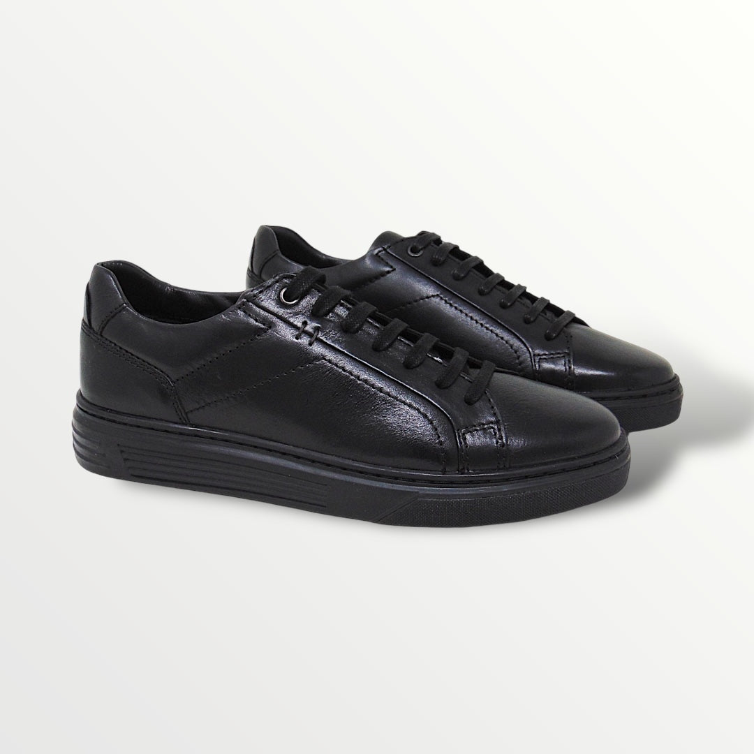 Sneakers Pregunta Uomo pelle nero